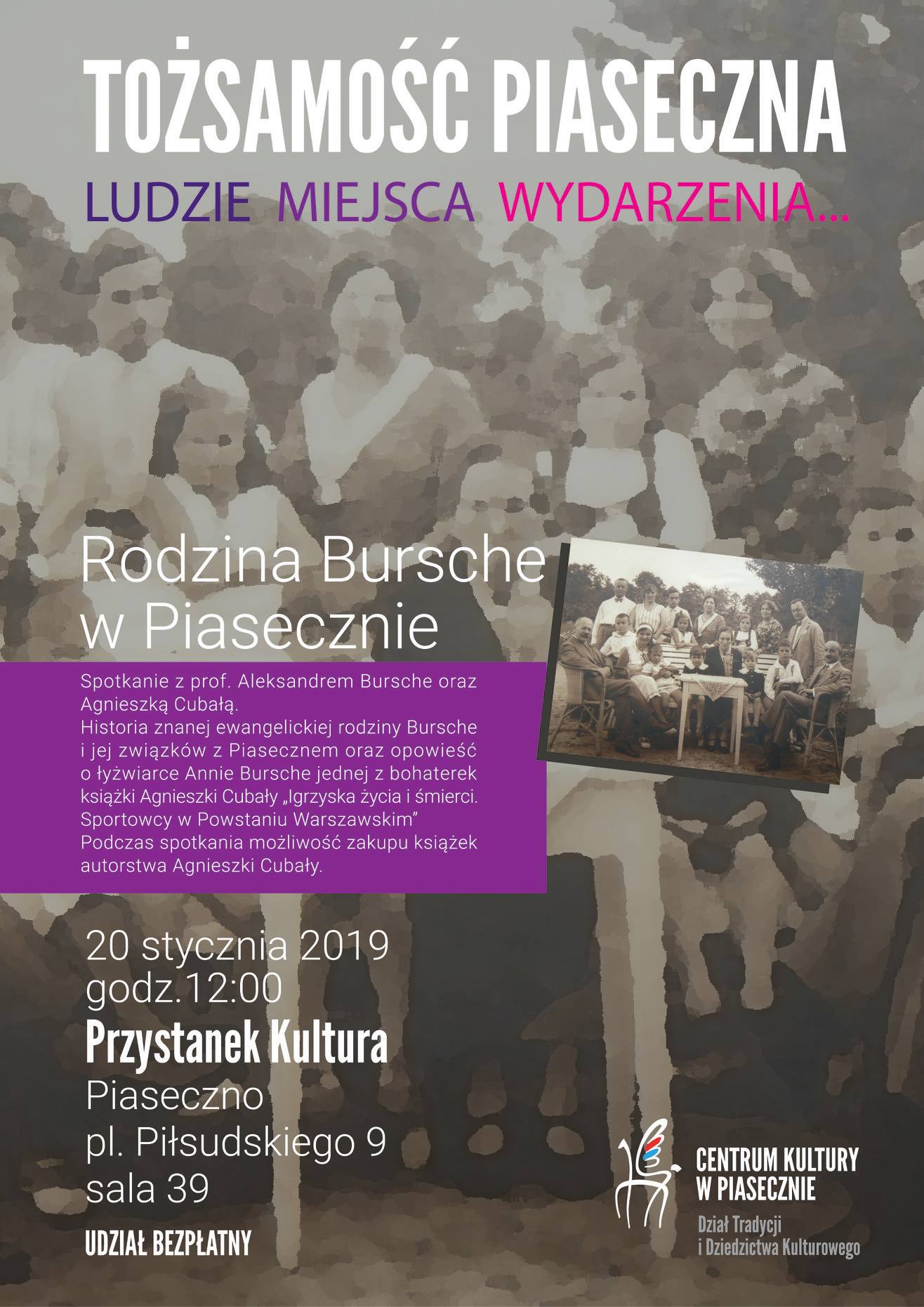 Tożsamość Piaseczna - Rodzina Bursche w Piasecznie